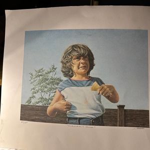 Wddnesday's Child, Lmt. Edition Print, 89/150, L. Gibbs, 10 x 13", Unframed